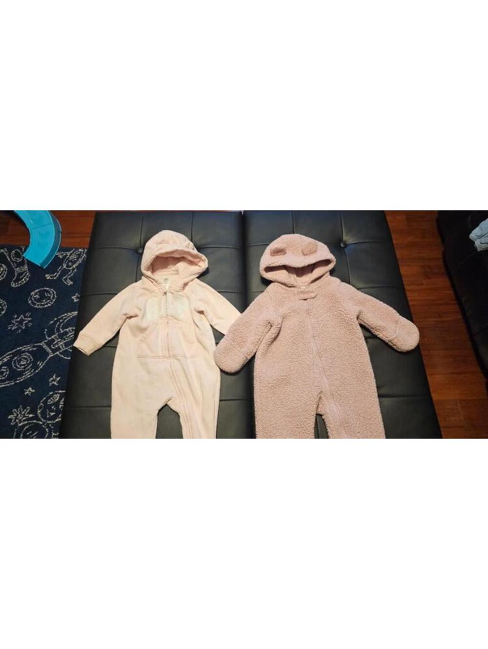 Baby girl 3 to 6 months snow suits prams euc